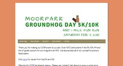 Desktop Screenshot of moorparkgroundhogday5k.org