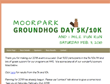 Tablet Screenshot of moorparkgroundhogday5k.org